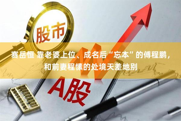 赛岳恒 靠老婆上位、成名后“忘本”的傅程鹏，和前妻程愫的处境天差地别